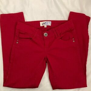Jolt lightweight red jeans - size 0